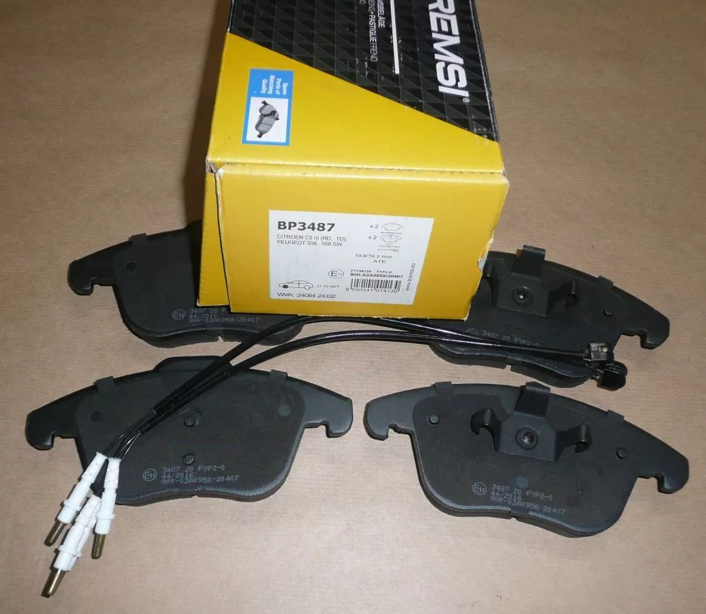 KOČIONE PLOČICE PREDNJE C5(X7)/P407/P508
